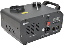 Load image into Gallery viewer, Vertical Fog Machine QTX FLARE-1000 Fogger LED Light Flame Effects