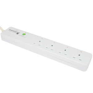 ENERGENIE 4 Gang Extension with Remote Control With Surge Protection