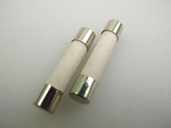 T8A 32mm x 6mm Ceramic Time Delay(T)/Slow Blow Fuse x 2