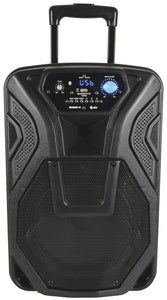 QTX Busker-10 PA + 1 x VHF mics + USB/SD/FM/BT
