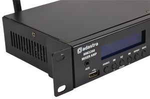 ADASTRA MM3260 Mixer-Amp 1U 2 x 60W