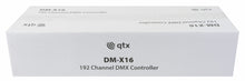 Load image into Gallery viewer, QTX DM-X16 192 Channel DMX controller
