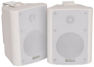 Adastra BC4W 4inch Stereo Speakers White Pair 8 OHM 70W