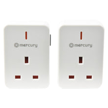 Load image into Gallery viewer, Mercury Wireless Remote Control Mains Sockets - Set of 2