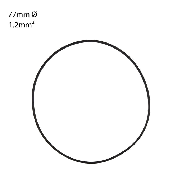 AUDIO/CASSETTE SQUARE SECTION DRIVE BELT. 77mm x 1.2mm (1 BELT)