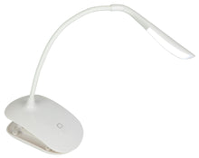 Load image into Gallery viewer, LED USB Clip On or Free-Standing Desk Lamp touch control, 3 settings White