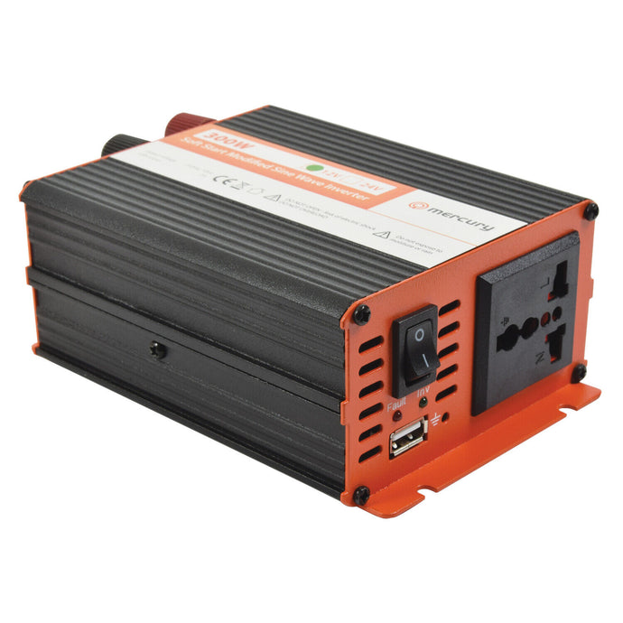 Mercury 12v 300w Soft Start Modified Sine Wave Inverter