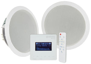 Adastra WA-215 In Wall Amplifier with  Bluetooth & FM Radio Ceiling Speaker Set