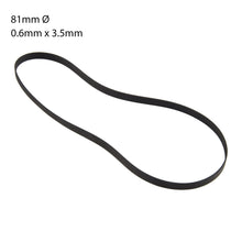 Load image into Gallery viewer, FLAT SECTION DRIVE BELT 81mm x 0.6mm x 3.5mm (1 Belt)