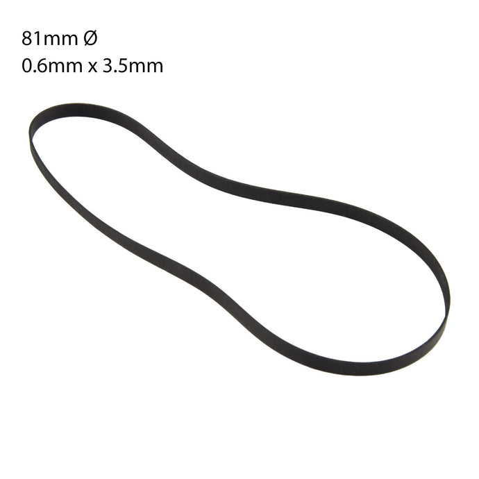 FLAT SECTION DRIVE BELT 81mm x 0.6mm x 3.5mm (1 Belt)