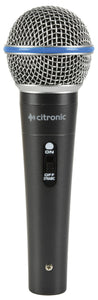 Citronic DM15 Dynamic Microphone Metal Body for Vocal and Karaoke inc Case