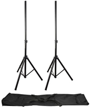 Load image into Gallery viewer, QTX Speaker Stand Kit with Bag