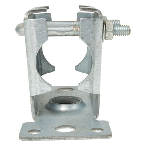 TV AERIAL FACIA BRACKET WITH CLAMP. FOR 1" TUBE. HORIZONTAL OR VERTICAL MOUNT
