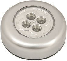 Load image into Gallery viewer, Mercury 4 LED Round Push Light battery Operated