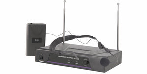 QTX VN1 Neckband Headset Microphone 174.5MHz Wireless System