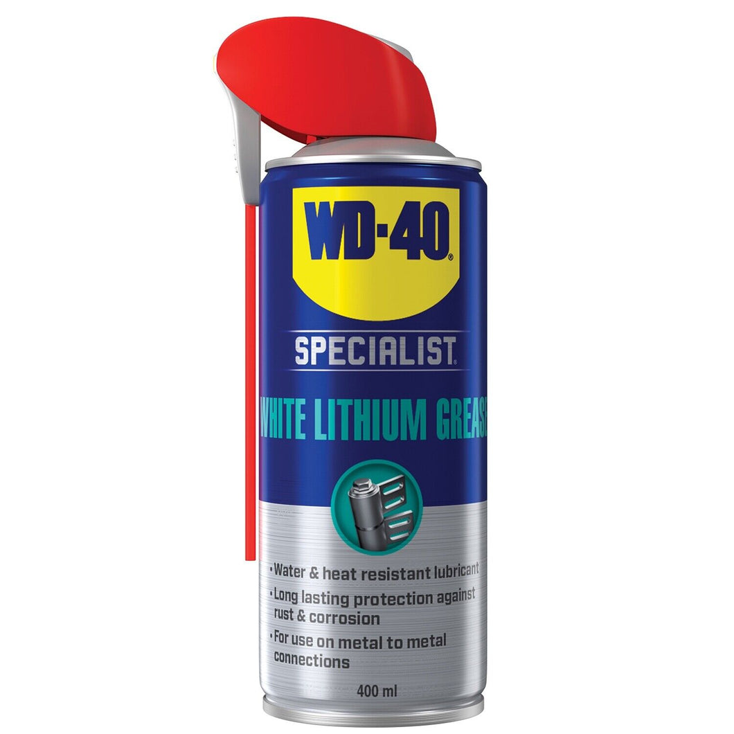 WD-40 Specialist White Lithium Grease with Smart Straw 400ml