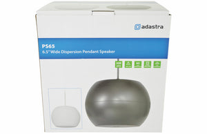 Adastra Pendant speaker 16.5cm (6.5") - White Wide Angle 100v 8ohm