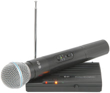 Load image into Gallery viewer, QTX VHF Handheld Compact Wireless System - 174.5MHz DJ Disco Karaoke