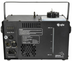 QTX Zephyr 300W Haze Machine with Wireless Remote & DMX Controller