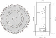 Load image into Gallery viewer, Adastra SL6 Slimline Ceiling Speaker 6.5&quot; Pair 40W 8 Ohms