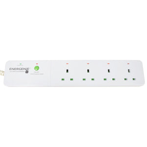 ENERGENIE 4 Gang Extension with Remote Control With Surge Protection