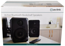 Load image into Gallery viewer, Active Bluetooth Bookshelf Speakers USB SD Input Remote Control White