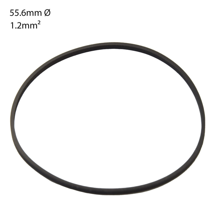 AUDIO/CASSETTE SQUARE SECTION DRIVE BELT. 55.6mm x 1.2mm (1 BELT)