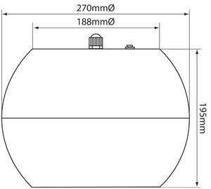 Adastra Pendant speaker 16.5cm (6.5")  - black Wide Angle 100v 8ohm 30W