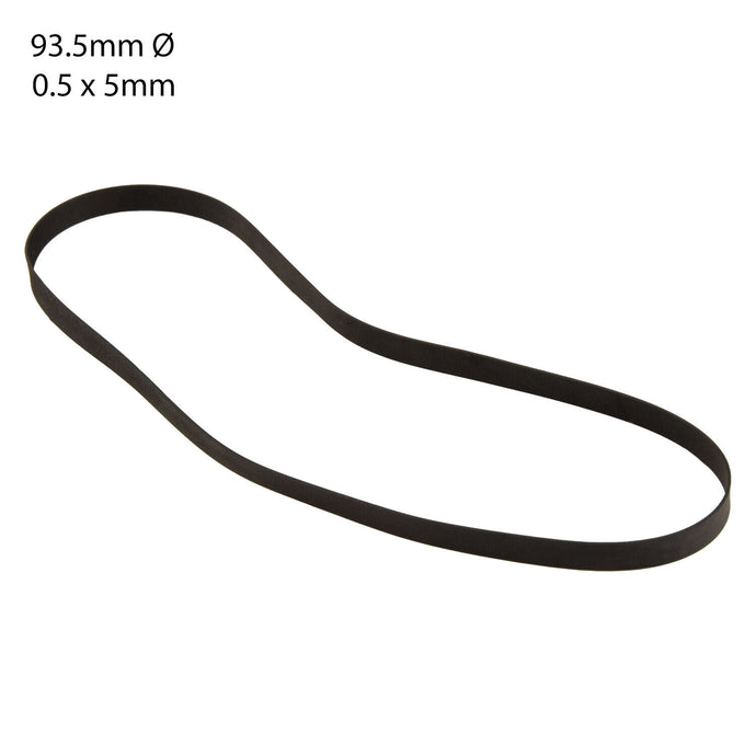FLAT SECTION DRIVE BELT 93.5mm x 0.5mm x 5.0mm (1 Belt)