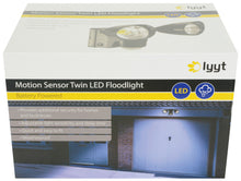 Load image into Gallery viewer, Security Floodlight Outdoor Battery Powered Motion Sensor PIR LED Light IP44