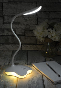 lyyt Touch Sensor LED USB Desk Lamp with Nightlight 3 Settings White