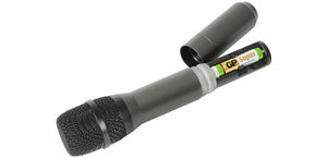 Citronic RU210-H Tuneable Dual UHF Handheld Microphone System Wireless Radio Mic