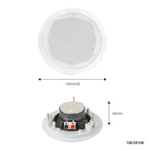 Load image into Gallery viewer, Adastra 5 Inch Ceiling Speaker 35W 8ohm Easy Fit Low Impedance