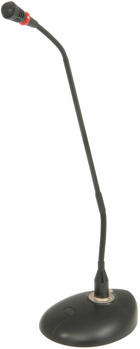 Conference/Paging Microphone with Base. Collar illuminates to indicate 