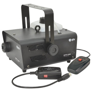 QTX QTFX-900 Fog Smoke Machine 900W Party Effects + Remote