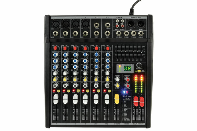 Citronic CSL-8 Mixing Console 8 input