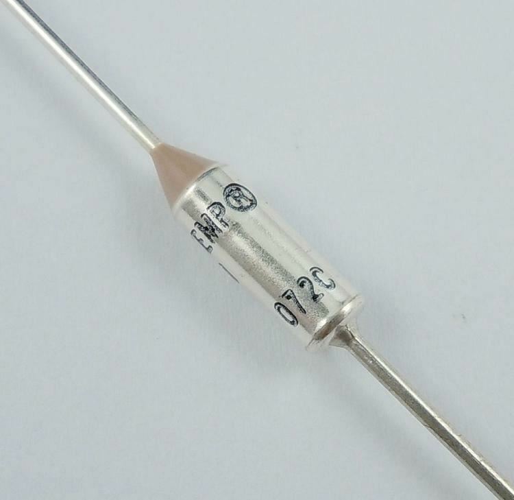 Microtemp Axial Thermal Fuse 93°C 16 Amp
