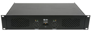 QTX Q1000 Stereo Amplifier 1000W Powerful DJ Amp 2 x 500W Party PA Speakers