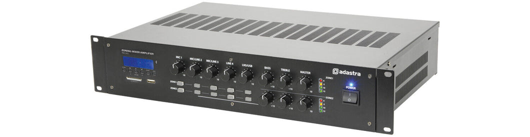 ADASTRA RM1202 Mixer-amp 2 x 120W + USB/SD/FM/BT