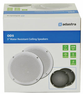 OD Series Water Resistant Ceiling Speakers 16.5cm (6.5"), 100 max, 8 ohms, Pair