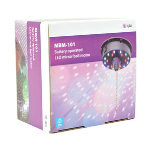 Battery Operated Rotating Motor for Mirror Glitter Ball with 18 LED Lights
