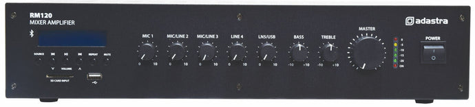 ADASTRA RM120S 5-channel 100V 120W Mixer Amplifier