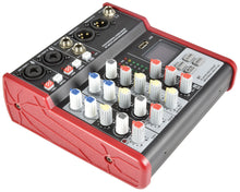 Load image into Gallery viewer, Citronic CSM-4 Compact 4 Way Mixer with USB, Bluetooth &amp; Digital Delay Effect