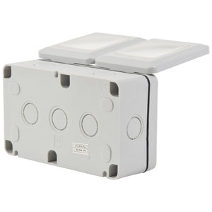 Weatherproof Outdoor Single Switch and Socket IP55 Rated