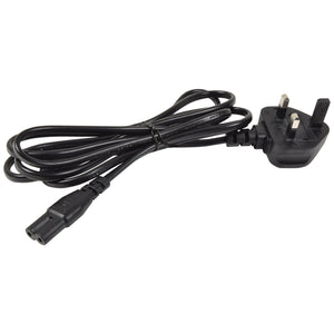 2m long Figure Eight 8 UK Mains Power Lead Cable Cord DVD, Consoles, Sky, BT Box