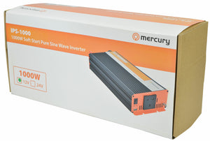 Mercury 12v 1000w Soft Start Pure Sine Wave Inverter