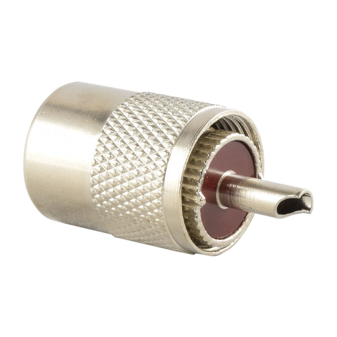 4 x PL259 CONNECTOR PLUG FOR 9MM CABLE - RG213 Superior Brown Insulation