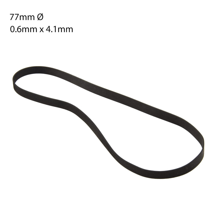 FLAT SECTION DRIVE BELT 77mm x 0.6mm x 4.1mm (1 Belt)