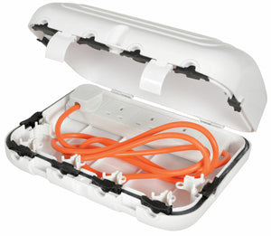 Weatherproof Outdoor Enclosure with 4-Gang 2m Extension Lead