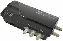 Load image into Gallery viewer, 2 Way 4G Ready VHF UHF TV Distribution Powered Amplifier &amp; DC By-Pass